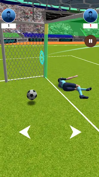 Play Penalty Shootout Simulator as an online game Penalty Shootout Simulator with UptoPlay
