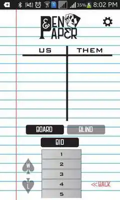 Play PenAndPaperApp for Spades