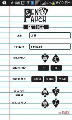 Play PenAndPaperApp for Spades