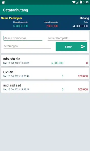 Play Pencatat Hutang Piutang  and enjoy Pencatat Hutang Piutang with UptoPlay