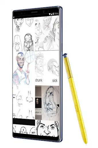 Play Pencil Drawing Caricature as an online game Pencil Drawing Caricature with UptoPlay