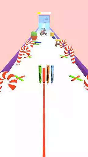 Play pencil run rush 3d line color adventure fun race  and enjoy pencil run rush 3d line color adventure fun race with UptoPlay