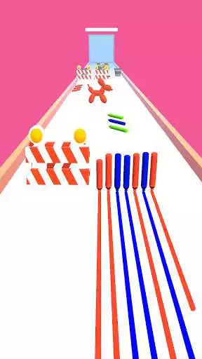 Play pencil run rush 3d line color adventure fun race as an online game pencil run rush 3d line color adventure fun race with UptoPlay