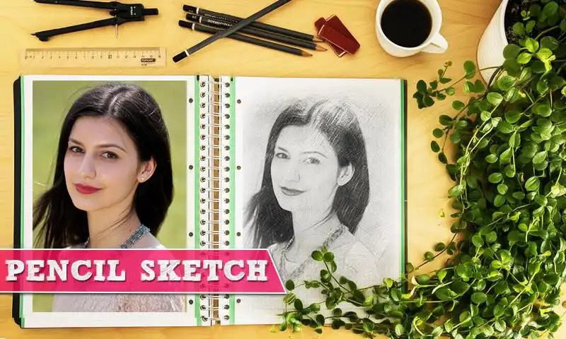 Play Pencil Sketch Art Photo Editor  and enjoy Pencil Sketch Art Photo Editor with UptoPlay