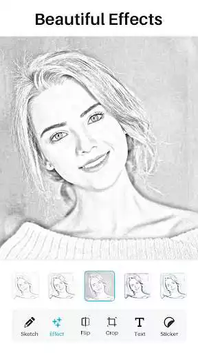 Play Pencil Sketch - Photo Sketch Maker as an online game Pencil Sketch - Photo Sketch Maker with UptoPlay