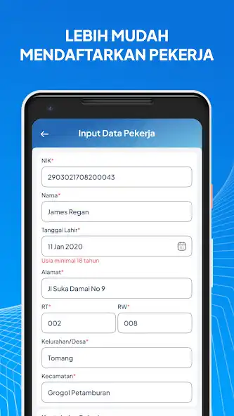 Play Pendaftaran Pekerja as an online game Pendaftaran Pekerja with UptoPlay