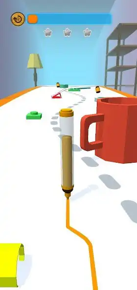 Play Pen draw the line as an online game Pen draw the line with UptoPlay