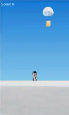 Play penguin jump: parachutes