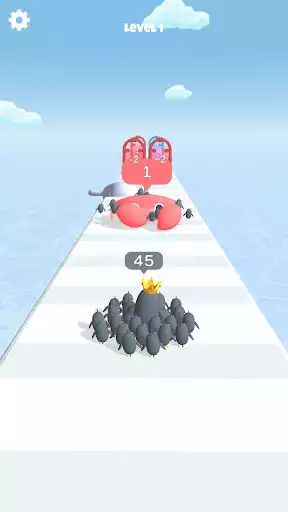 Play Penguin Runner as an online game Penguin Runner with UptoPlay