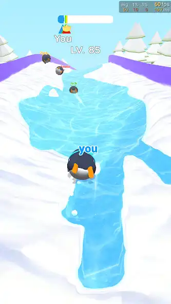 Play Penguin Snow Race  and enjoy Penguin Snow Race with UptoPlay