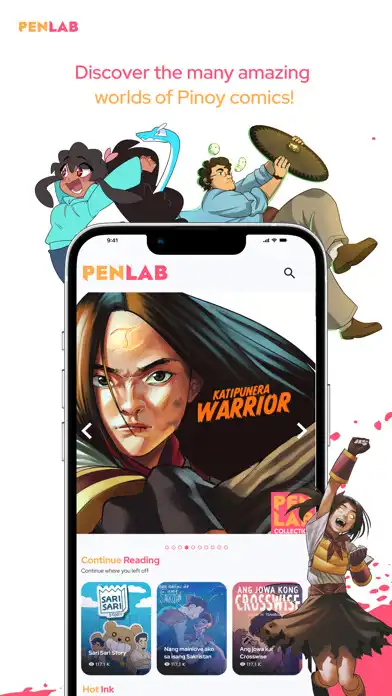 Play Penlab - Comics Manga Webtoons as an online game Penlab - Comics Manga Webtoons with UptoPlay