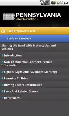 Play Pennsylvania Driver ManualFree