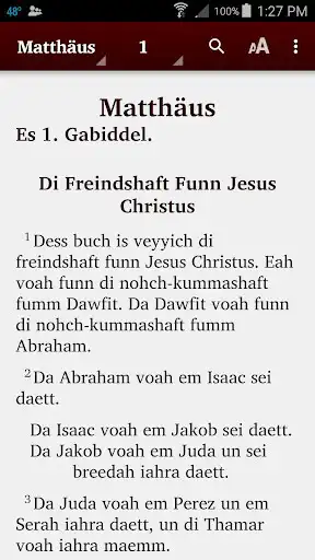 Play Pennsylvania Dutch Bible  and enjoy Pennsylvania Dutch Bible with UptoPlay