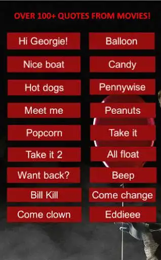 Play Pennywise Soundboard as an online game Pennywise Soundboard with UptoPlay
