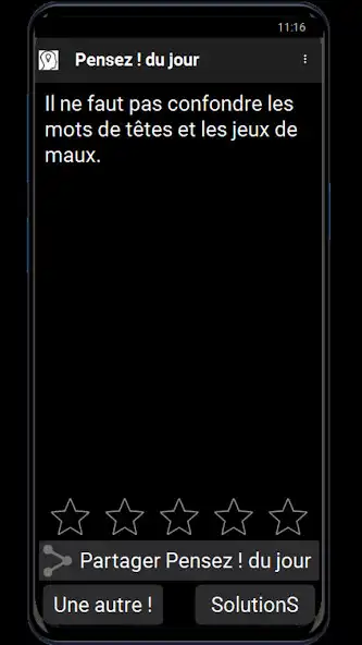 Play Pensez ! du jour as an online game Pensez ! du jour with UptoPlay