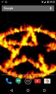 Play Pentagram Video Wallpaper