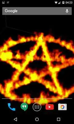 Play Pentagram Video Wallpaper