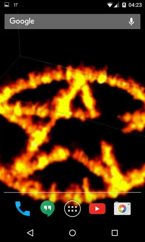 Play Pentagram Video Wallpaper