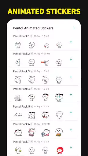 Play Pentol Animated Stickers as an online game Pentol Animated Stickers with UptoPlay