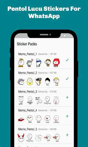 Play Pentol Funny Stickers for WhatsApp - WAStickerApps  and enjoy Pentol Funny Stickers for WhatsApp - WAStickerApps with UptoPlay