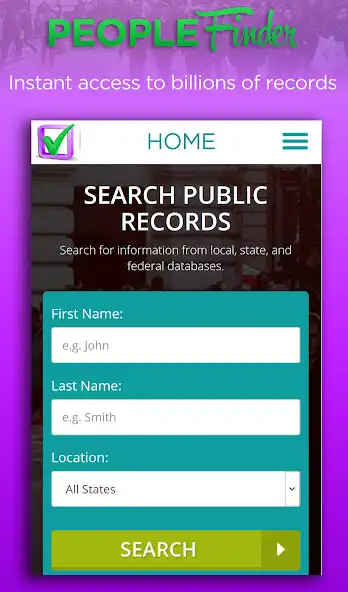 Play People Finder App - Criminal Records Search as an online game People Finder App - Criminal Records Search with UptoPlay