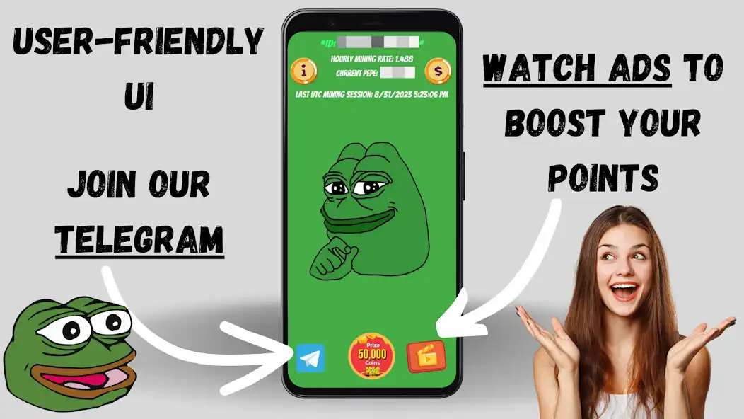 Play PEPE Network - Mine Pepe as an online game PEPE Network - Mine Pepe with UptoPlay