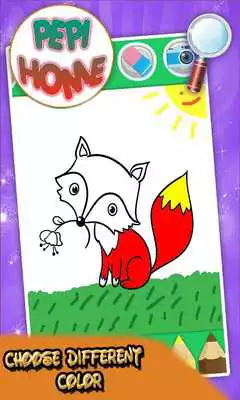 Play Pepi home coloring