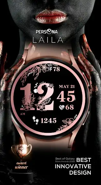 Play PER002 - Laila Watch Face  and enjoy PER002 - Laila Watch Face with UptoPlay