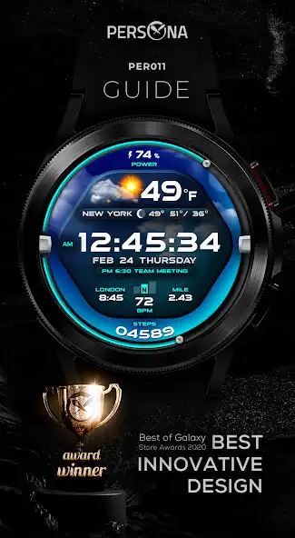 Play PER011 - Guide Watch Face  and enjoy PER011 - Guide Watch Face with UptoPlay