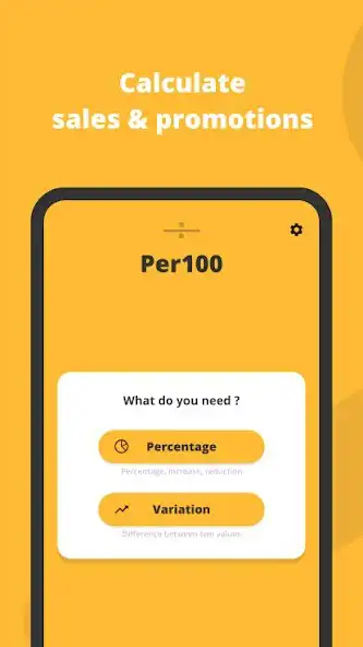 Play Per100, percentage  sale calculator as an online game Per100, percentage  sale calculator with UptoPlay