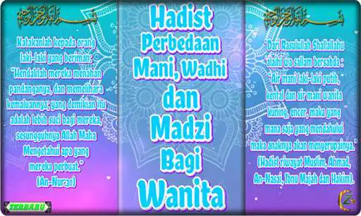 Play Perbedaan Mani,Wadhi,Dan Madzil Bagi Wanita NEW! as an online game Perbedaan Mani,Wadhi,Dan Madzil Bagi Wanita NEW! with UptoPlay