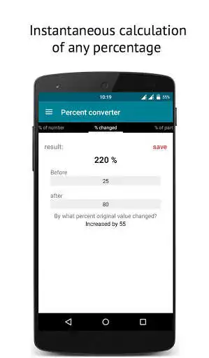 Play APK Percent Converter  and enjoy Percent Converter with UptoPlay com.gecrepo.percentconverter