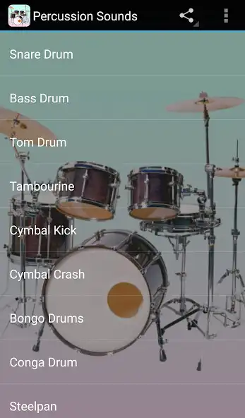Play Percussion Sounds as an online game Percussion Sounds with UptoPlay