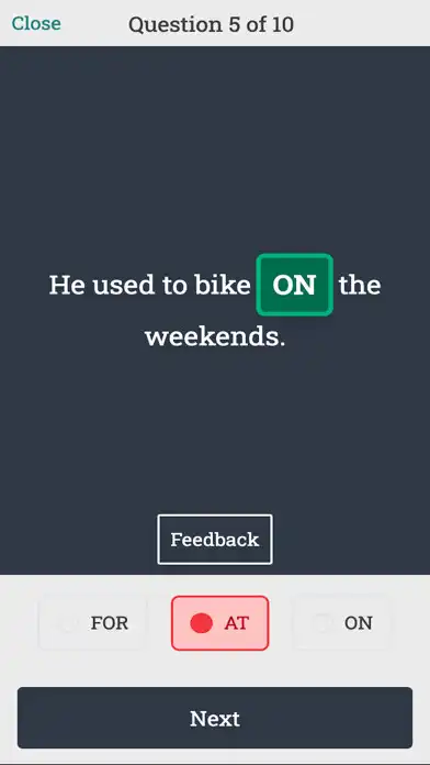 Play Perfect your Prepositions as an online game Perfect your Prepositions with UptoPlay