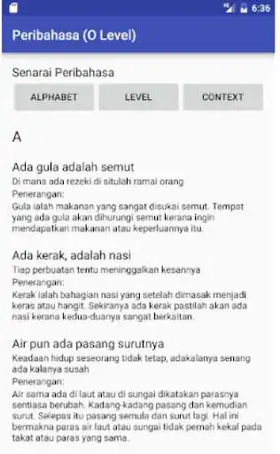 Play Peribahasa (O Level) as an online game online Peribahasa (O Level) with UptoPlay com.wordpress.karangkutu.peribahasaolevel Play Peribahasa (O Level) as an online game Peribahasa (O Level) with UptoPlay