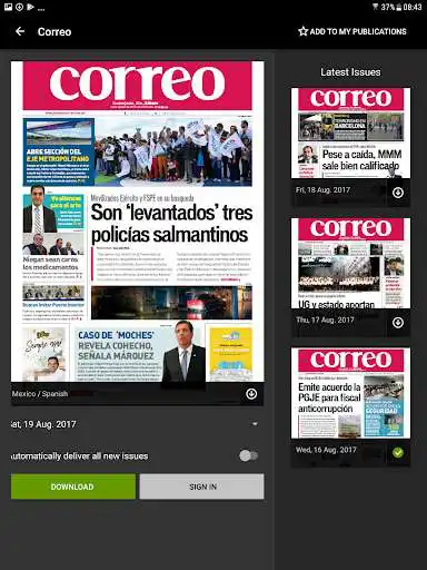 Play Periodico Correo  and enjoy Periodico Correo with UptoPlay