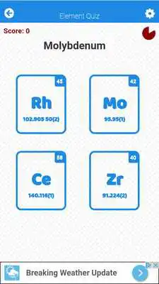 Play Periodic Table Element Quiz