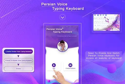 Play Persian Voice Typing Keyboard - Speech to text as an online game Persian Voice Typing Keyboard - Speech to text with UptoPlay