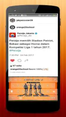 Play Persija Jakarta Keyboard