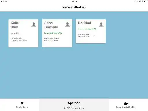 Play Personalboken as an online game Personalboken with UptoPlay