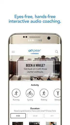 Play APK Personal Fitness Coach  and enjoy Personal Fitness Coach with UptoPlay com.pearsports.android.samsung
