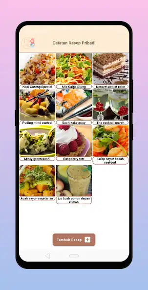 Play Personal Food Recipe Notes as an online game Personal Food Recipe Notes with UptoPlay