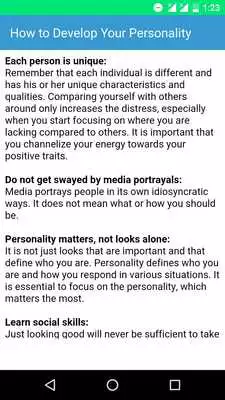 Play Personality Development