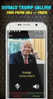 Play Personalized Call From Donald trump - Fake call ID