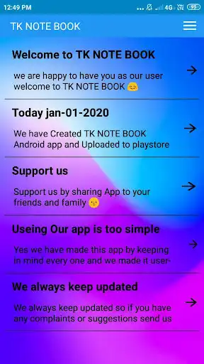 Play Personal offline dairy,note book -TK note book  and enjoy Personal offline dairy,note book -TK note book with UptoPlay