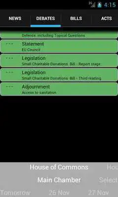 Play Personal Parliamentary Planner
