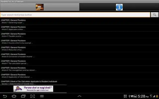 Play Personal Tax Act of Vietnam