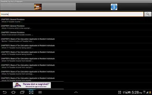 Play Personal Tax Act of Vietnam
