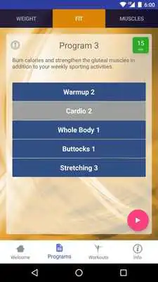 Play personalworkout