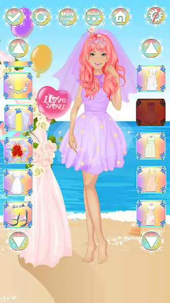Play Personilized Elegant Glam Wedding Dress up Game as an online game Personilized Elegant Glam Wedding Dress up Game with UptoPlay